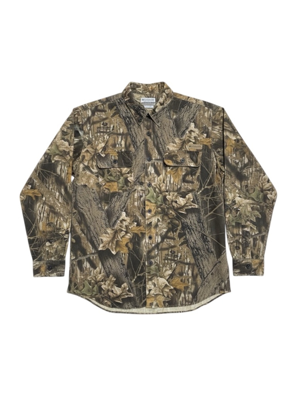 Vintage Columbia Mossy Oak Break Up‎ Camo Shirt Button Down Hunting Men’s XL